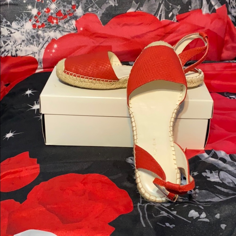 Orange red Anne Klein Sandals